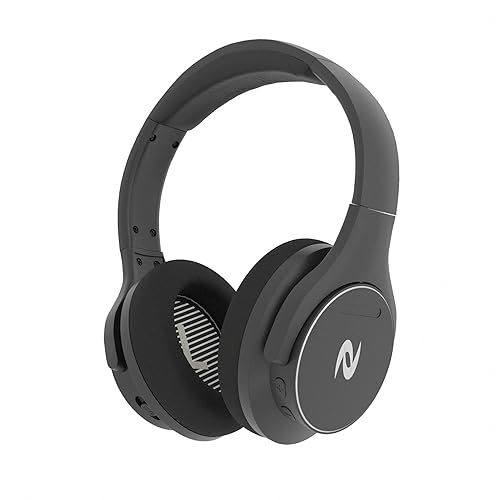 NUVELON ONE Active Noise Canceling Headphones with Adjustable Bass, 24hr Battery Life, Wireless Over-Ear Bluetooth Headphones