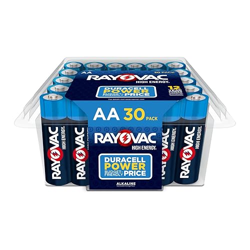 Rayovac High Energy AA Batteries (30 Pack), Double A Alkaline Batteries