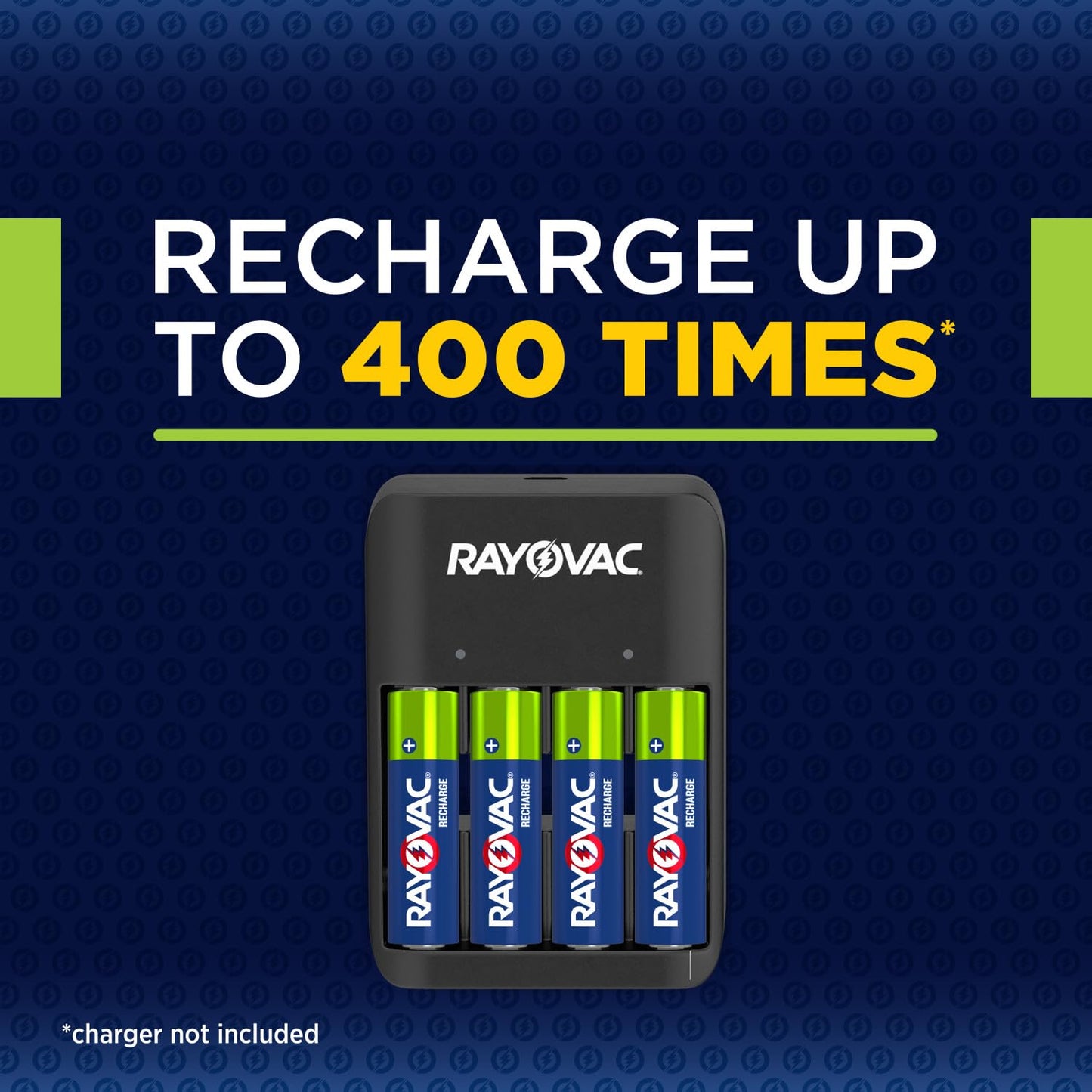 Rayovac Rechargeable AA Batteries, Rechargeable Double A Batteries (4 Count)
