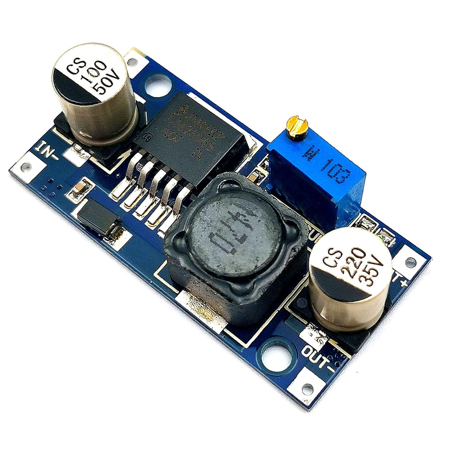 FainWan 5pcs LM2596S-ADJ Power Module DC-DC Buck Regulator 3A Adjustable 5V/12V/24V