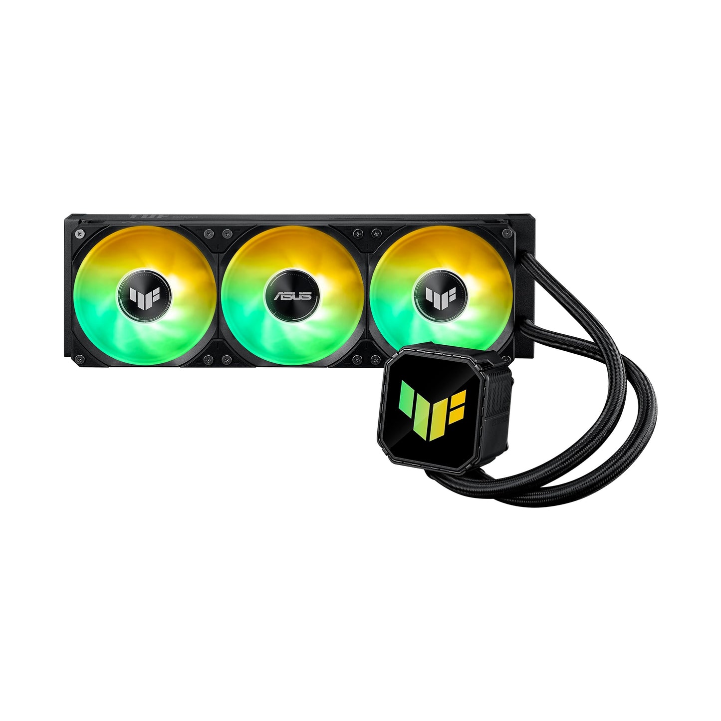 ASUS TUF Gaming LC III 360 ARGB AIO Cooler with pre-Installed & Integrated Triple Fans Designed for high Airflow and Static Pressure; efficient Pump