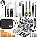 50Pcs 3D Printer Tool Kit & Accessories for All FDM/SLA Printers, Includes Nozzle Cleaning Kit, Scraper, Deburring Tool, Files, Brushes - Complete