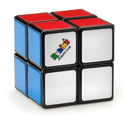 Rubik's Cube, The Official 2x2 Rubik's Cube, Mini Problem-Solving Brain Teaser, Classic Color-Matching Puzzle, Fidget Toy, Sensory Puzzle for Adults,…