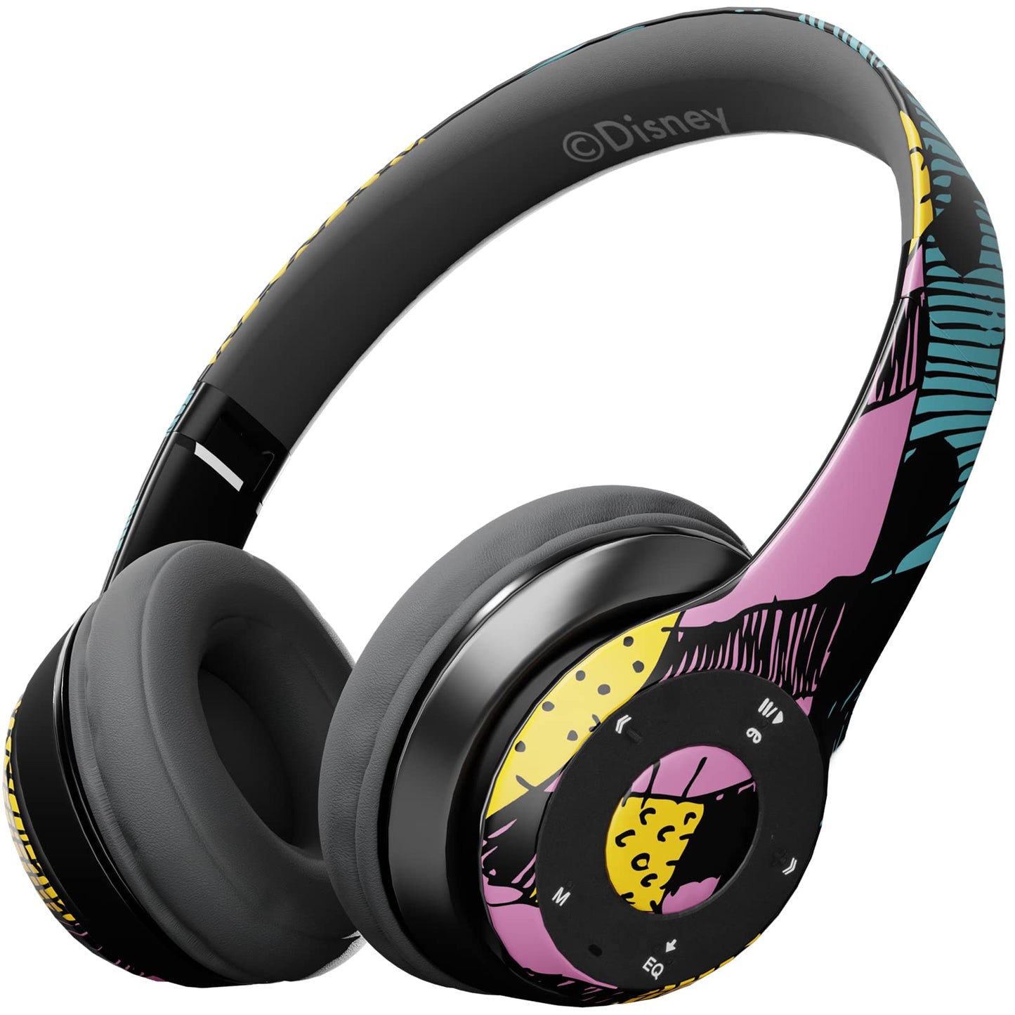 iJoy Disney Nightmare Before Christmas Sally Dress Bluetooth Headphones - Wireless Foldable Over-Ear Headset, Built-in Mic, Enchanting Sally…