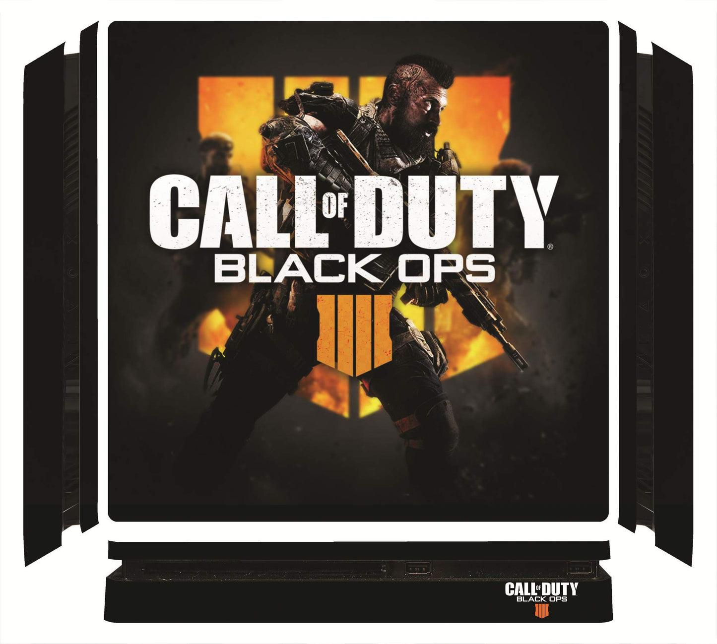 Black Ops 4 IV BOPS4 BLOPS4 Game Skin for Sony Playstation 4 Slim - PS4 Slim Console