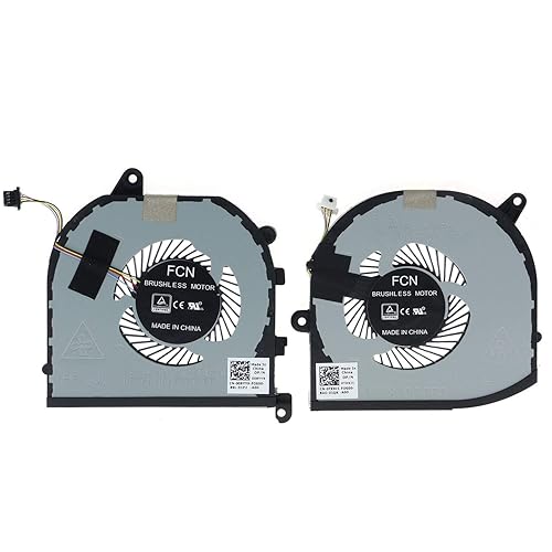 Replacement CPU & GPU Cooling Fan for Dell XPS 15 9570 7590 Precision 5530 008YY9 0TK9J1 TK9J1 08YY9