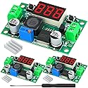 MTDELE 3Pcs LM2596 DC-DC Buck Converter Module Adjustable 4.0-40V Input Voltage Conversion 1.25V-37V Output Voltage with LED Digital Display