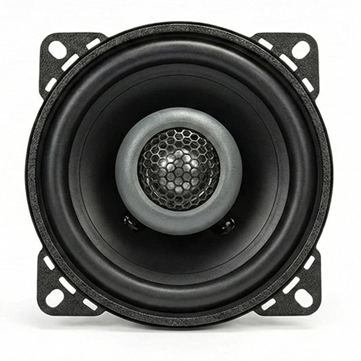 MB Quart Formula 4 Inch 80 Watt 2 Way Coaxial Car Audio Speaker Pair with Built in 1 Inch Tweeters for Vehicle Sound System, Black
