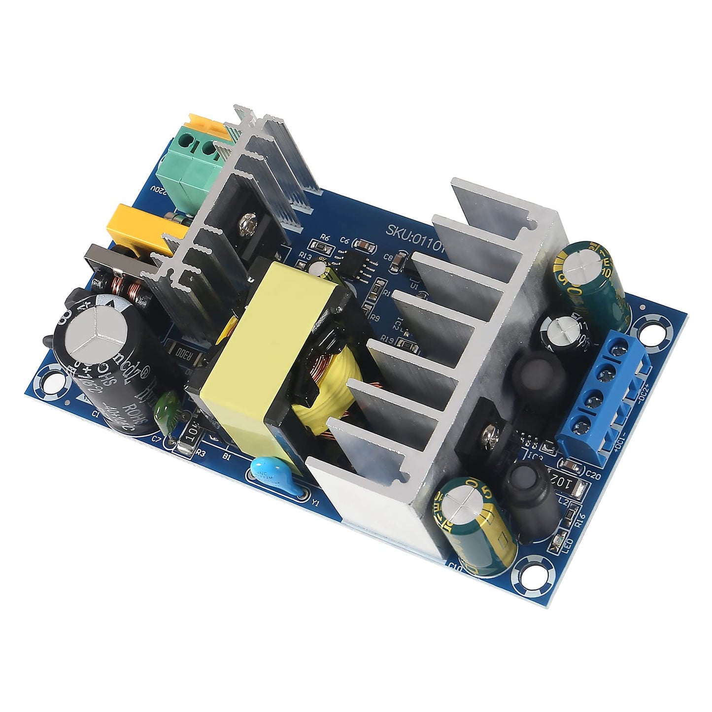 Isolated Power Supply Module 24V 4A/12V 1A AC to DC Dual Voltage Output Power AC 90V-256V 50-60Hz to 24V/24V 120W Industrial Dual Output Power Module