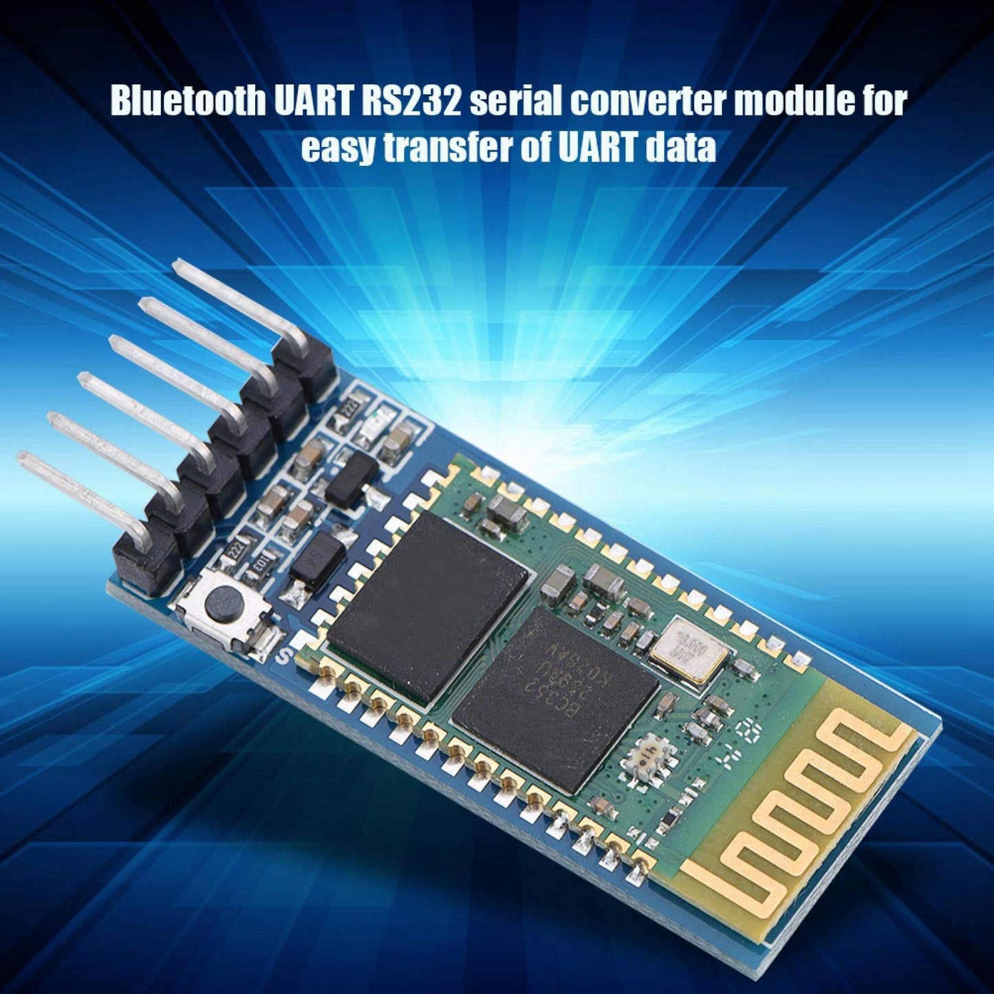 Wendry Bluetooth Transceiver Module, Bluetooth Module Bluetooth Transceive Serial BT Module,Enhanced Data Rate,Full Speed Bluetooth