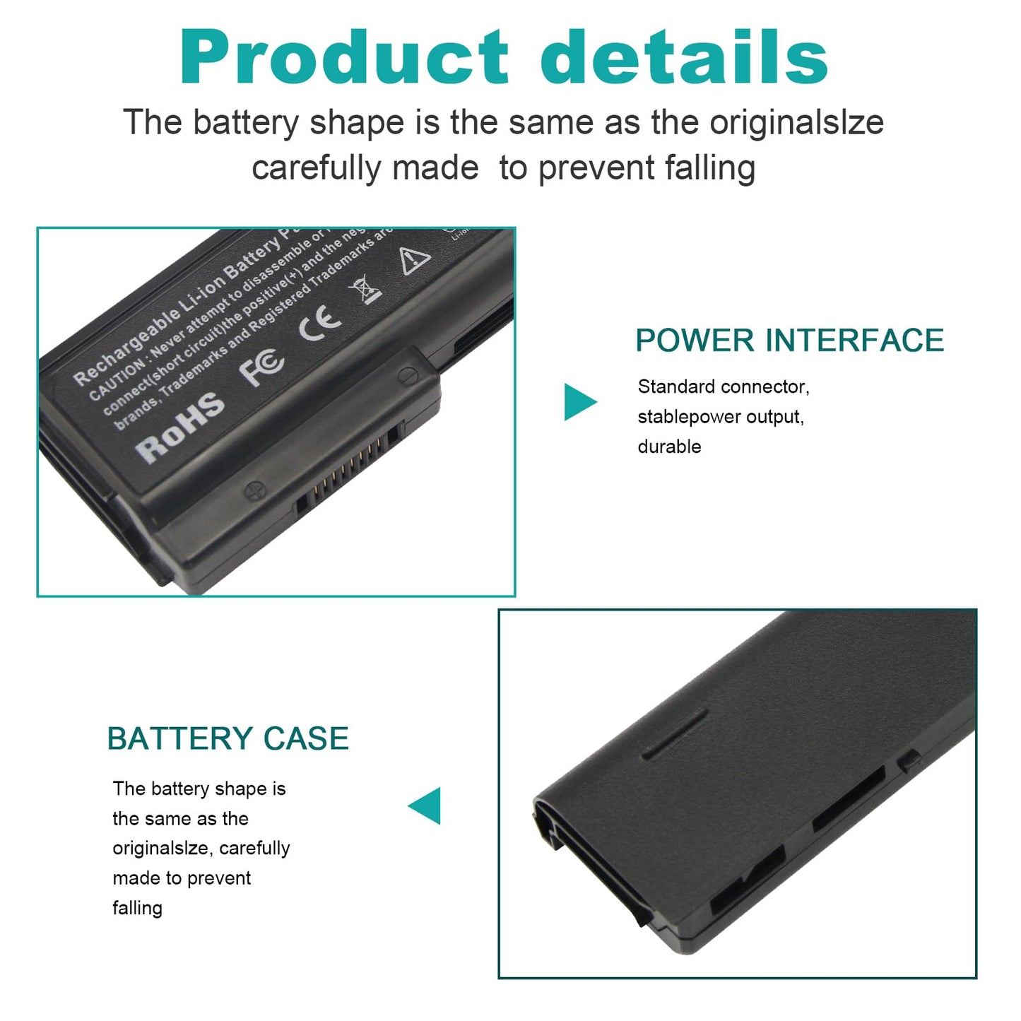 Fancy Buying New CA06 CA06XL Laptop Battery for HP ProBook 350 640 645 650 655 G0 G1 G2, fits Hp Spare 718677-141 718677-421 718678-421 718755-001