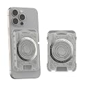 HZmeris Magnetic Card Holder, ID Holder Wallet Credit Card Magnetic Tarjetero magnético Compatible with MagSafe&Popsocket - for Work, Travel, Office
