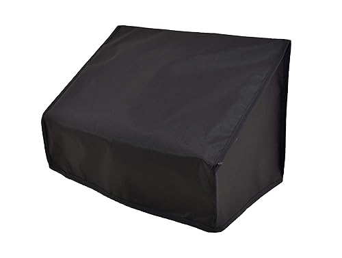 Comp Bind Technology Dust Cover Compatible with Epson FastFoto FF-640 Scanner, Black Nylon Anti-Static Dust Cover Dimensions 11.8''W x 8.7''D x 8.1''H