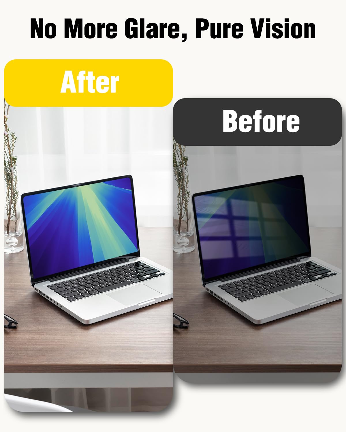 F FORITO Magnetic Privacy Screen Protector Compatible with MacBook Pro 16 inch (2021-2024, M1, M2, M3, M4 Pro/Max), Removable 360° Anti Peeping Anti