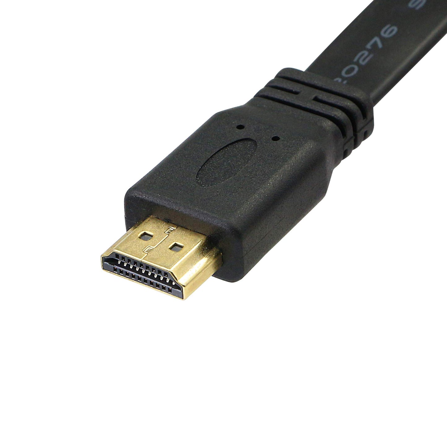 CERRXIAN 1FT Flat Slim High Speed Bi-Directional DVI (24+1) Male to HDMI Male Adapter Cable 30 cm(Including Two Ends)