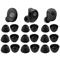 NANLANFAN Replacement Silicone Ear Tips for Ray-con E25, Ray-con Everyday/Fitness Earbuds, 9 Pairs (S/M/L, Black)
