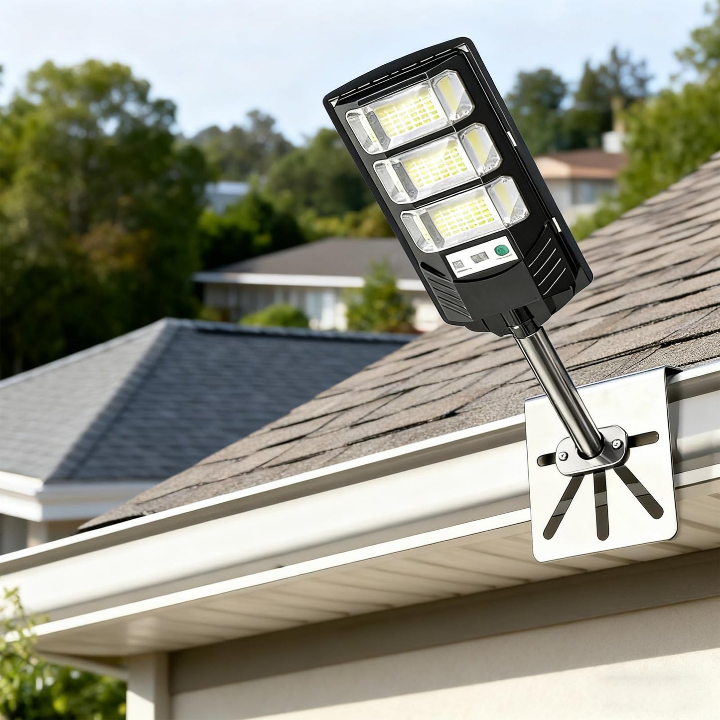 Gutter Mount Bracket for eufy Security SoloCam S340 No-Drill Stainless Steel Solar Camera Holder with Anti-Rust Screws Compatible with eufy Outdoor IP