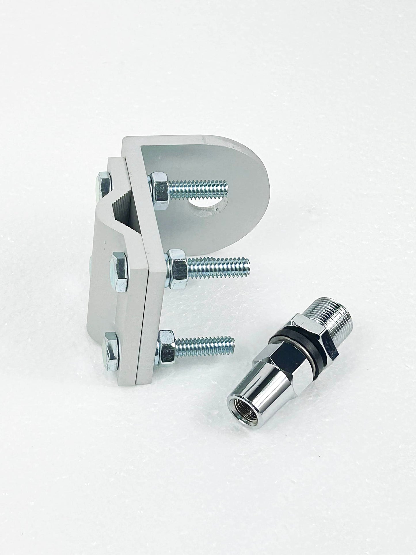 Crotek Double Groove Antenna Mirror Mount CB Radio Antenna Mount with SO239 Stud