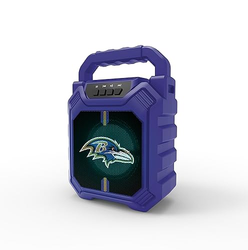 SOAR NFL XL ShockBox Wireless Bluetooth Speaker, Baltimore Ravens