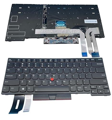 Replacement Keyboard for Lenovo ThinkPad - T14 Gen1 T14 Gen2 P14S Gen1 P14s Gen2 Not Fit for E480 Laptop Keyboard with Backlit & Trackpoint
