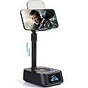 DAOCE Gifts for Men Women, Phone Stand with Bluetooth Speaker, Birthday Gifts Him Her, Adjustable Height Phone Holder with HD Stereo Sound Fits All