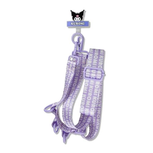 Sonix x Sanrio Crossbody Utility Phone Strap | Adjustable Lanyard Hands-Free Accessory, Universal Tether Tab Attachment | Purple - Kuromi