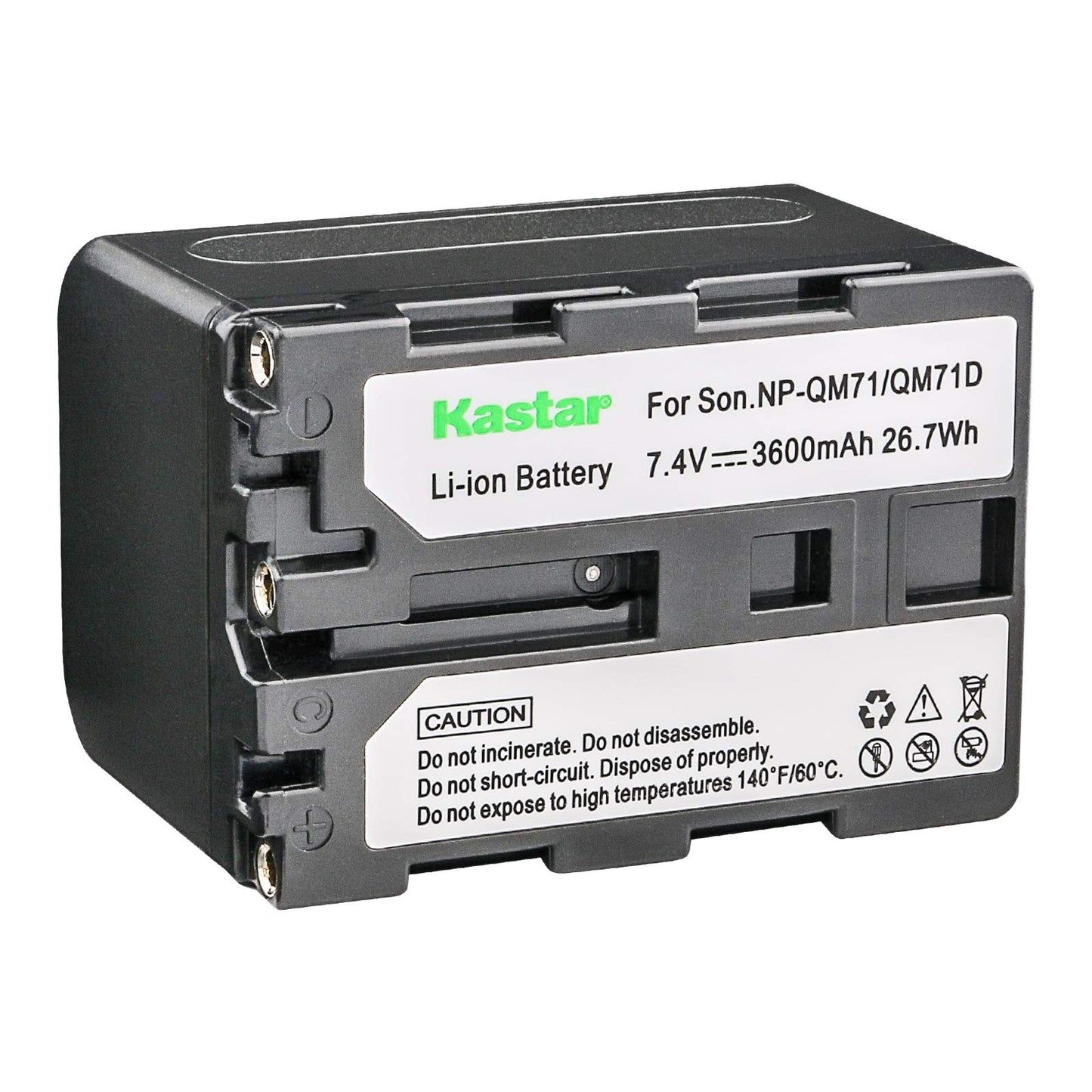 Kastar Battery 2-Pack for Sony NP-QM71D NP-FM50 NP-QM71 NP-FM70 NP-FM90 and CCD-TRV328 338 DCR-DVD300 301 DCR-HC14 DCR-PC105 330E TRV20 TRV22 TRV24