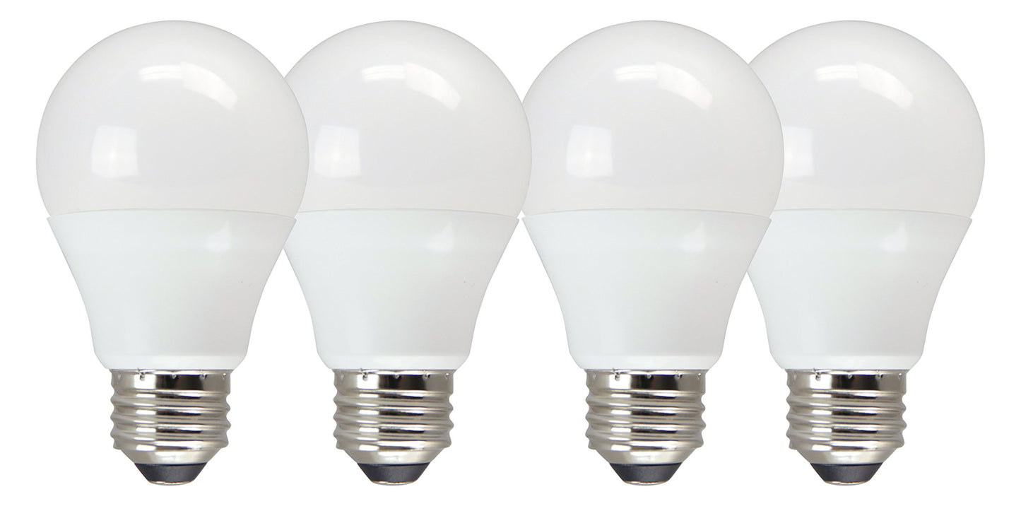 TCP 60 Watt Equivalent 4-Pack, Value LED A19 Light Bulbs, Soft White, Non-Dimmable RLVA6027ND4