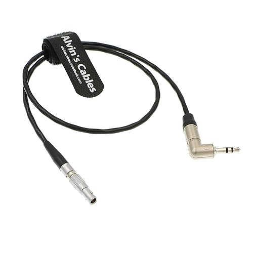 Alvin's Cables Easync Sync Time Code Cable for RED Epic 4 Pin Male to 3.5MM TRS