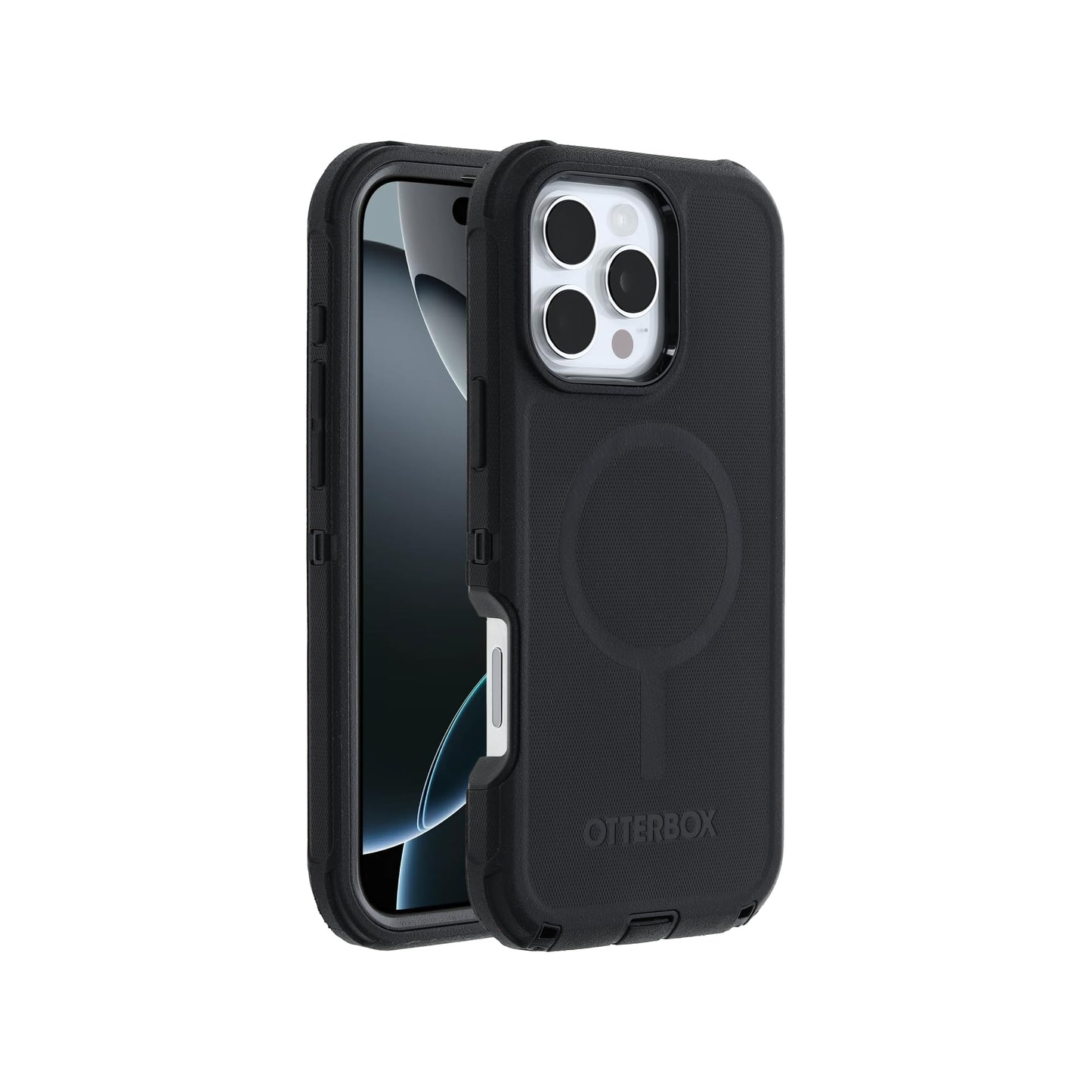 OtterBox iPhone 16 Pro Max Defender Series Case - Black - Tough, Rugged & Durable iPhone Case, Snaps on MagSafe, Multi-Layer, Impact Absorbing iPhone