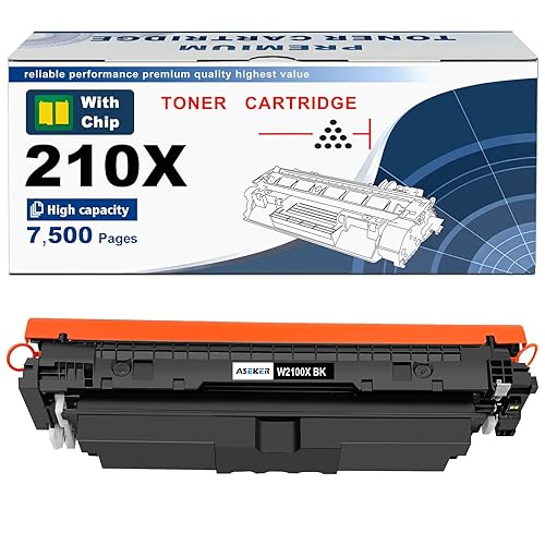 ASEKER 210X Black Toner Cartridge (with Chip) Standard Capacity Compatible for 210X W2100X 210A W2100A for 4201dw 4201dn MFP 4301dw 4301fdw 4301fdn