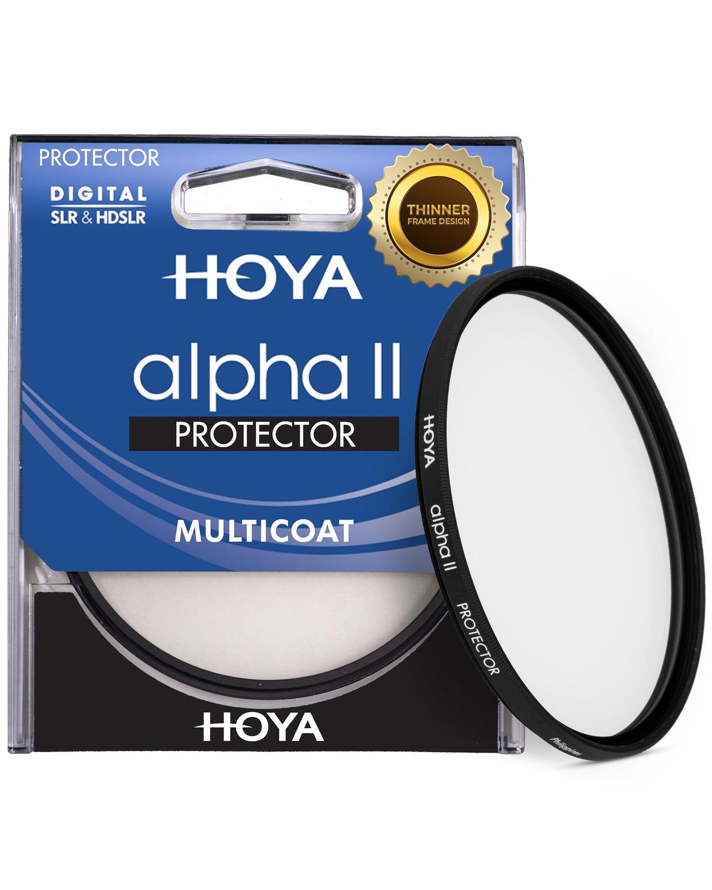 Hoya Alpha II MC Camera Lens Protector, 82mm Filter - Ideal for Beginners, Improved Glass, 93.7% Light Transmission, Thinner Frame, 6-Layer Hoya