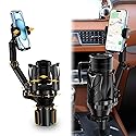 Phone Holders for Your Car, Adjustable Car Cup Holder Expander with Rubber Grip, Secure Hold, Multi-Scenario Use for Drivers, Commuters & Road Trips