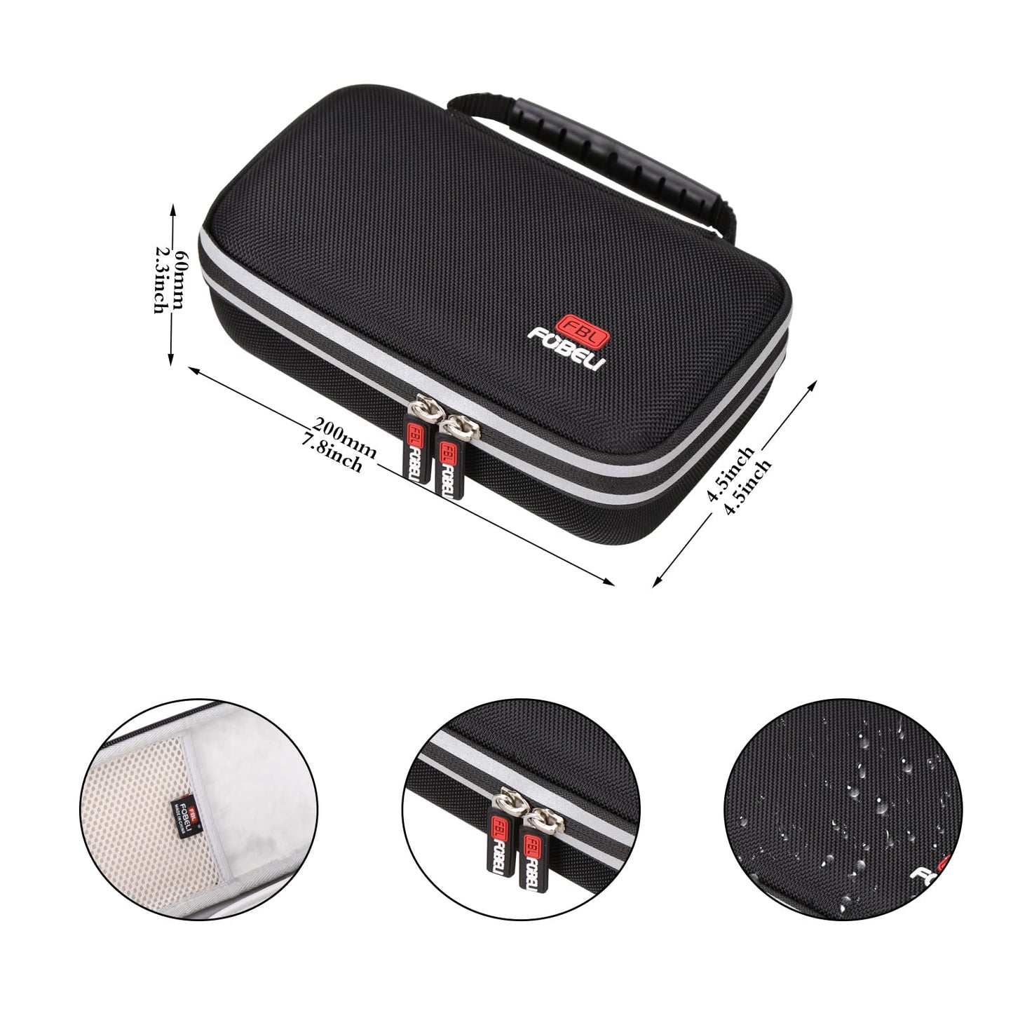 FBLFOBELI EVA Storage Case Compatible with Backbone One Mobile Gaming Controller, Hard Travel Carrying Case, Gaming Controller Protector