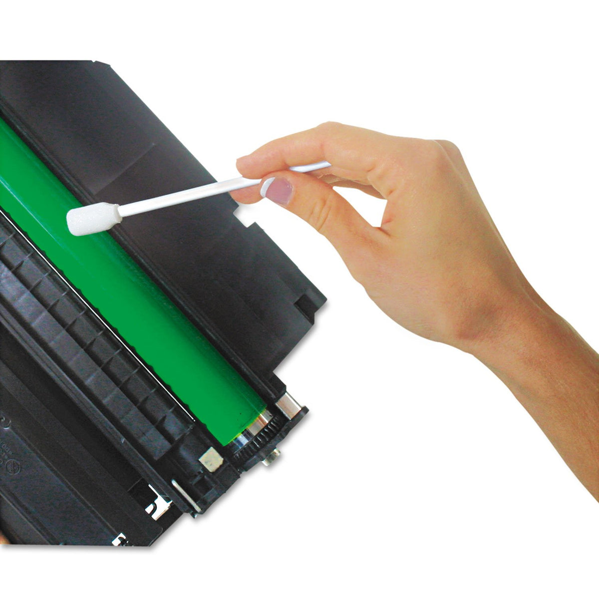 Printer Cleaner, Solution-Saturated, Cleans Inkjet/Thermal/Tape Heads, 25/Box RRTRR1245