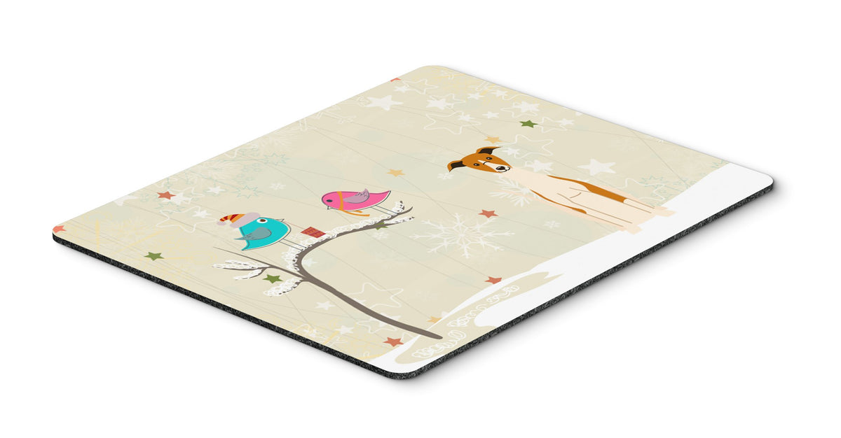 Caroline's Treasures BB2571MP Between Friends Whippet Mouse Pad, Hot Pad or Trivet for Home Office Gaming Working Computers Laptop Mouse Mat,Washable