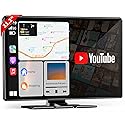 11.3" Wireless Carplay Screen for Car with N-etflix/YouTube/TikTok, Upgraded A-pple CarPlay & Android Auto Screen,Portable AI Magic Box with Backup