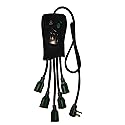 Go Green Power GG-5OCT GoGreen Power 5 Outlet Surge Protector, Black (GG-5OCT)