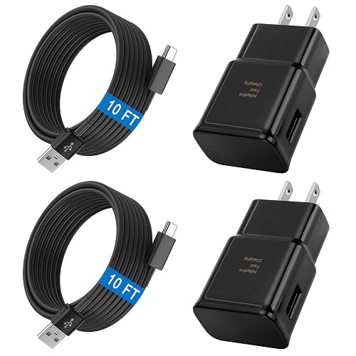 Phone Charger Android Type C 10 FT USB to USB C Charging Cable Fast Charger for Samsung Galaxy S10/S10e/S10+/S9/S9+/S8/S8+/S23/S22/S21