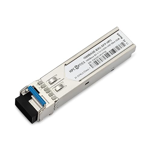 HPC Optics Compatible with Cisco Linksys MGBBX1 Bi-Directional SFP Transceiver | 1000BASE-BX-U 1310/1490 20km BIDI MGBBX1-HPC