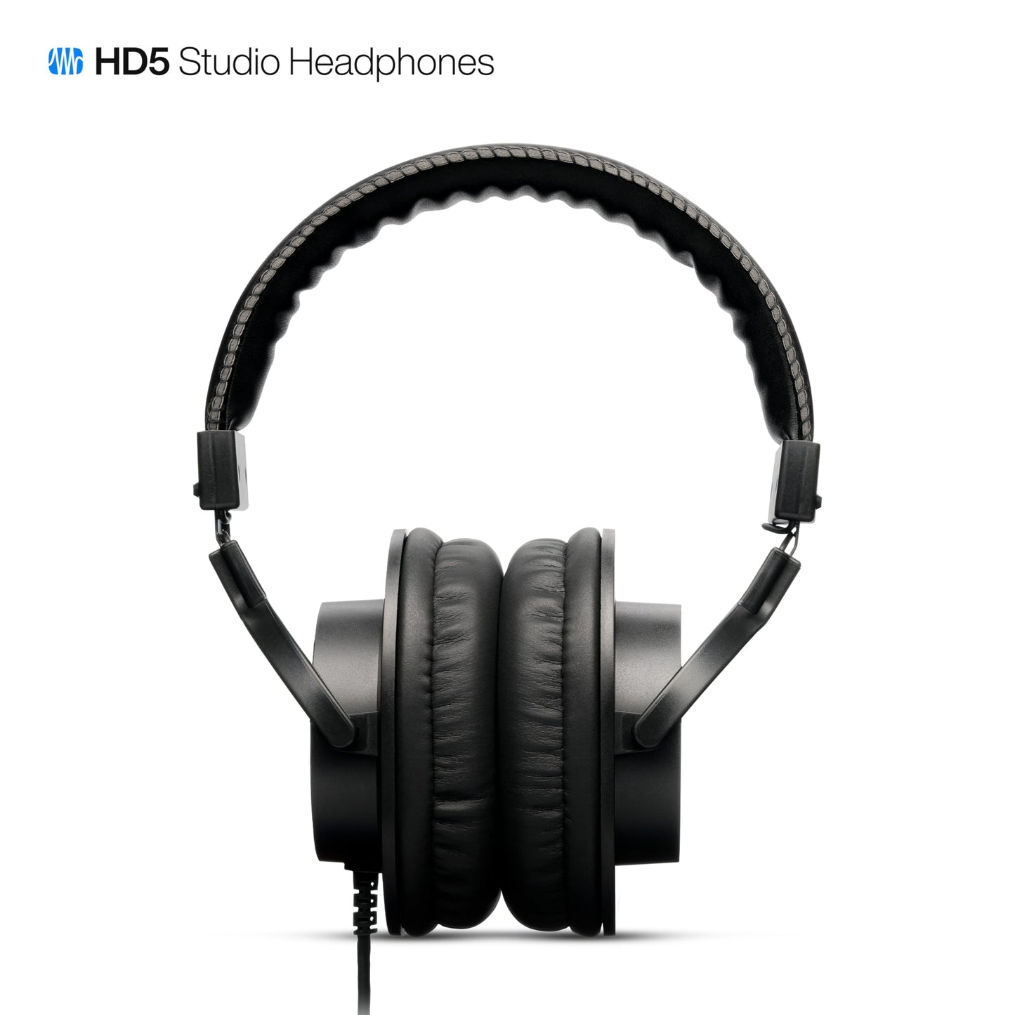 PreSonus HD5 Professional Monitoring Headphones -Wired, Closed-Back, Over-Ear Studio Recording Headphones for Professional Mixing and Monitoring