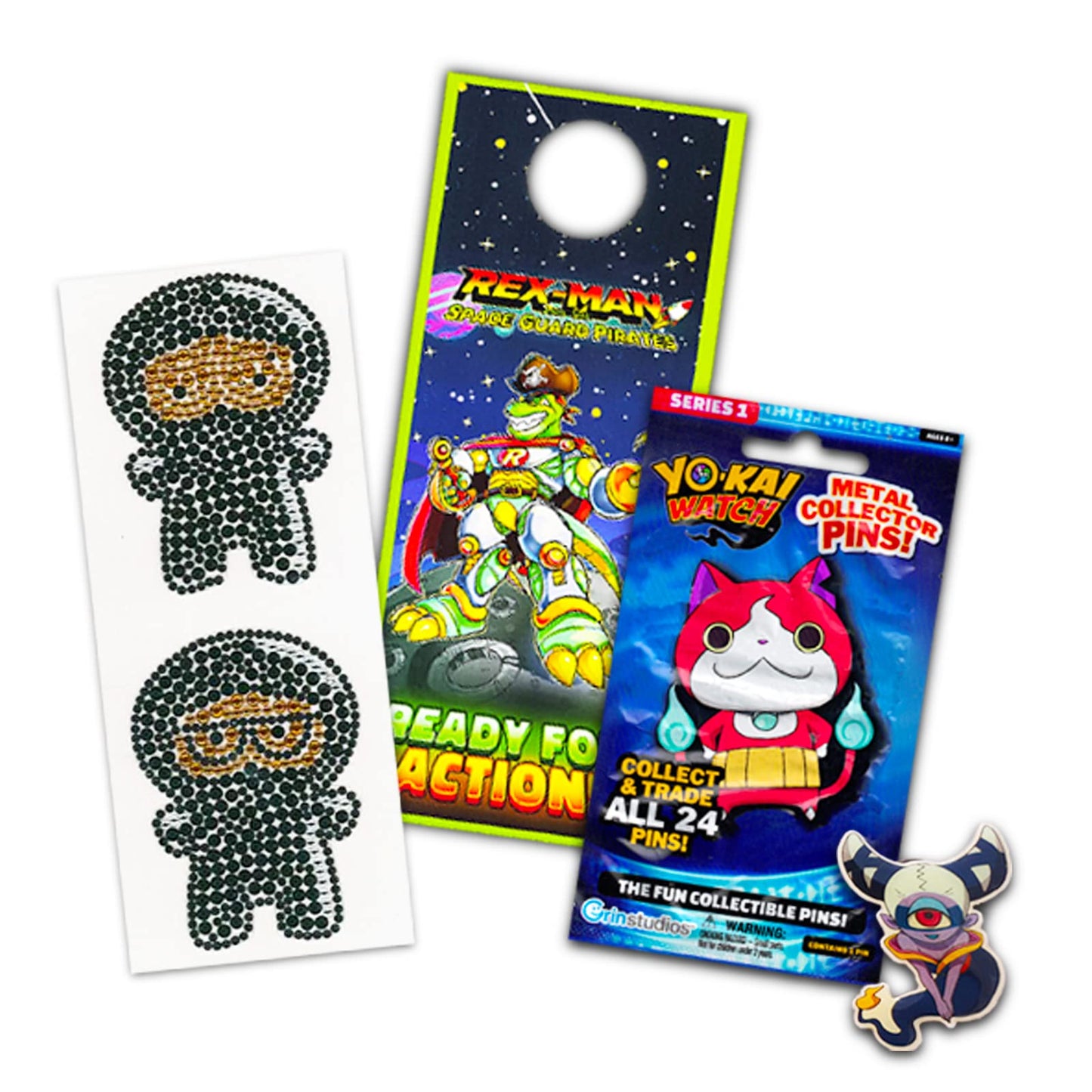 Ninja Blanket for Boys Set - Bundle with Ninja Blanket for Kids, Ninja Stickers, Blind Bag, More | 46” x 60” Ninja Throw BlanketL8