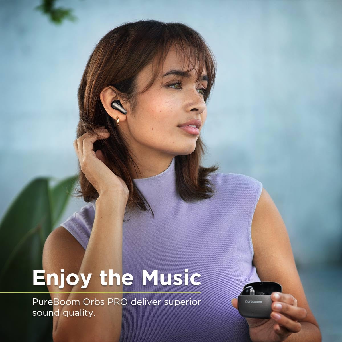 PureGear PureBoom Orbs Pro Active Nosie Cancellation Wireless Earbuds, Reduce Noise with ANC, Stereo Headphones in Ear with Zinc Alloy Case…