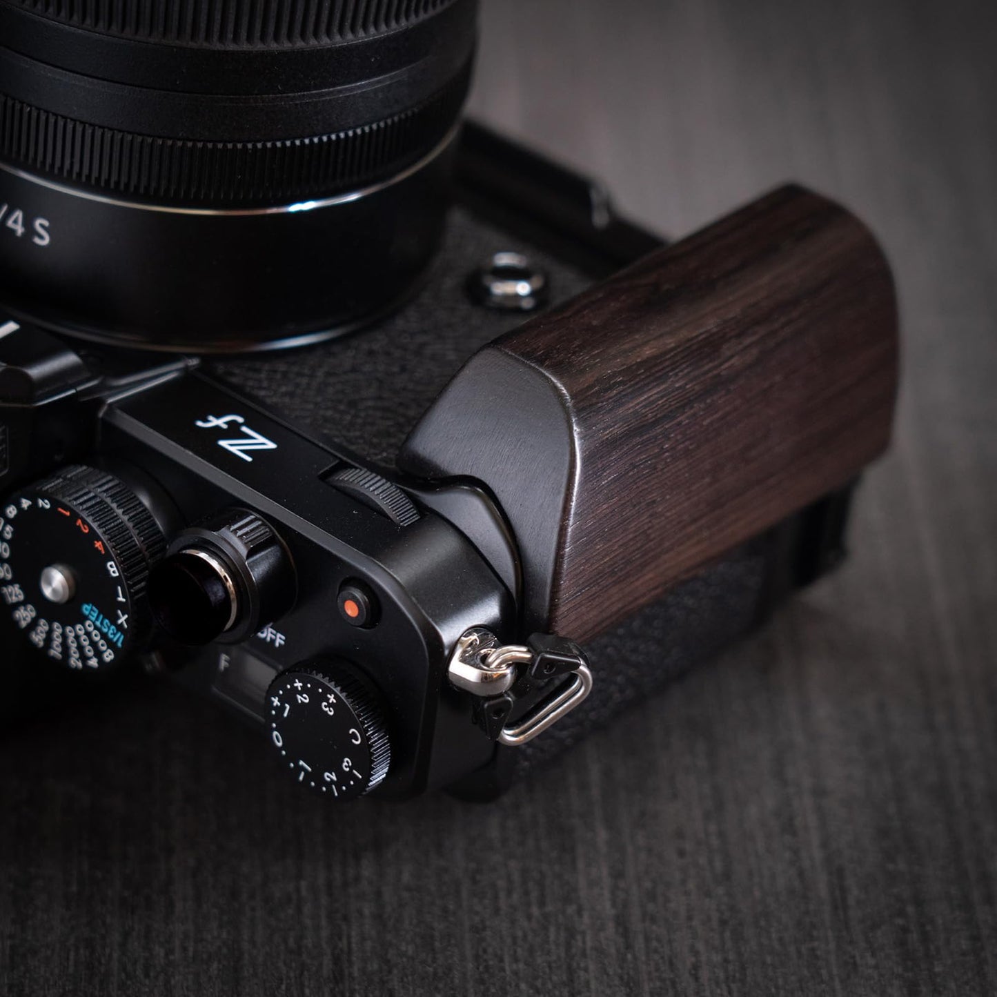 Iborrys L-Shaped Camera Handle ?Compatible with Nikon Zf Camera ?Precious Vintage Solid Wood | Handcrafted by Experienced Artisans (African Blackwood