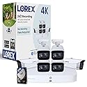 Lorex Fusion 4K Security Camera System w/ 2TB NVR - 8 Channel PoE Wired Home Security System w/ 6 Metal Cameras - Motion Detection, Color Night