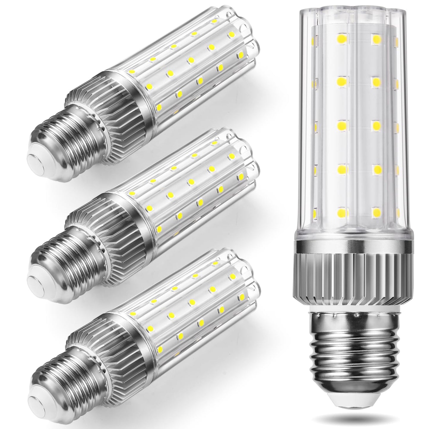 Aolang E26 LED Bulb,20W LED Corn Light Bulb 150W Equivalent 6000K Daylight White 2000LM Non-dimmable Flicker Free Ceiling Fan LED Corn Bulb for Indoor