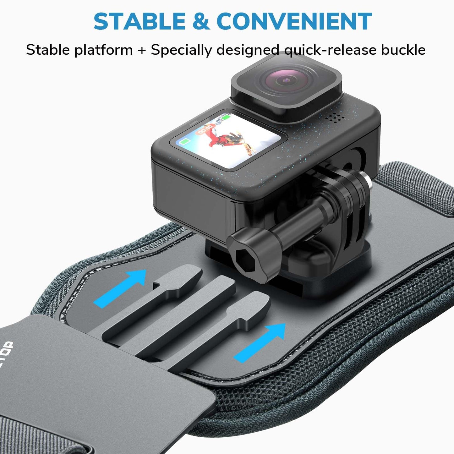 Sametop Chest Mount Harness Strap Body Mount Chesty Compatible with GoPro Hero 13 12 11 10 9 8 7 6 5 Session AKASO DJI Osmo Action Cameras - Balance
