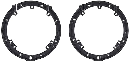 Metra Electronics 82-7805 6" to 6-3/4" Speaker Plate Adapter for Honda Civic 2006-2011,Black