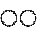 Metra Electronics 82-7805 6" to 6-3/4" Speaker Plate Adapter for Honda Civic 2006-2011,Black