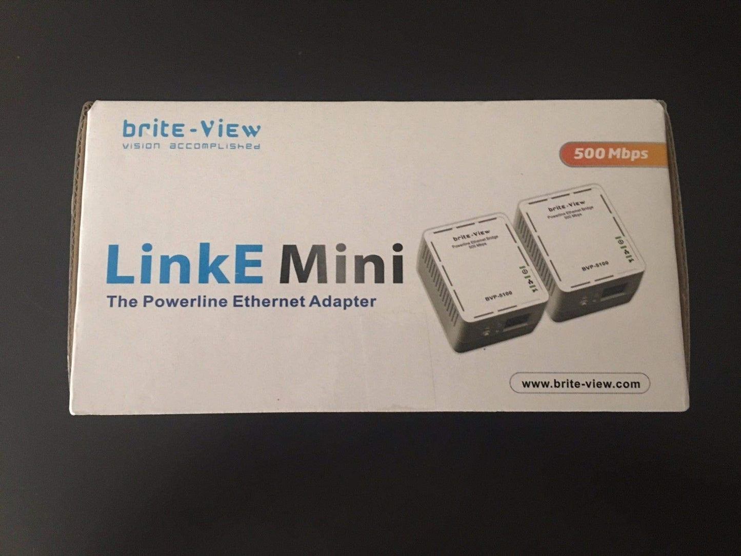 Brite-View BVP-5100D Powerline Adapter Power Cable, White